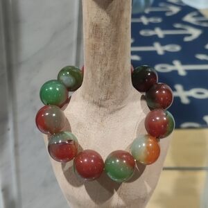 Elegant Multicolor Agate Bracelet